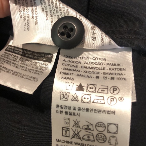 Levi’s women’s black canvas multi pocket jacket snaps and zipper closure L - Picture 8 of 11